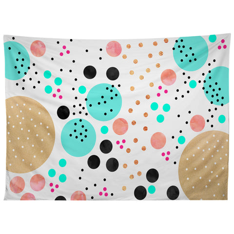 Elisabeth Fredriksson Colorful Champagne Tapestry