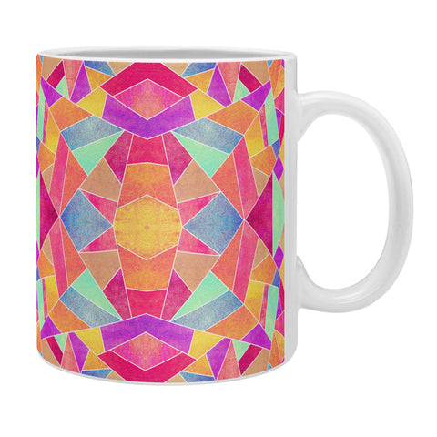 Elisabeth Fredriksson Colorful Mosaic Sun Coffee Mug