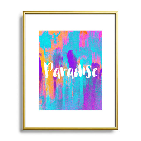 Elisabeth Fredriksson Colorful Paradise Metal Framed Art Print