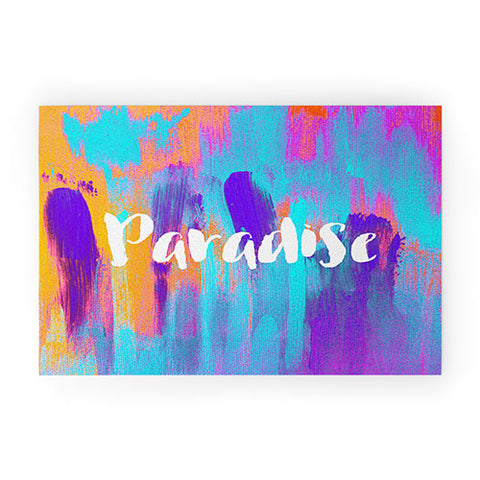 Elisabeth Fredriksson Colorful Paradise Welcome Mat