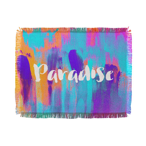 Elisabeth Fredriksson Colorful Paradise Throw Blanket