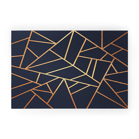 Elisabeth Fredriksson Copper and Midnight Navy Welcome Mat