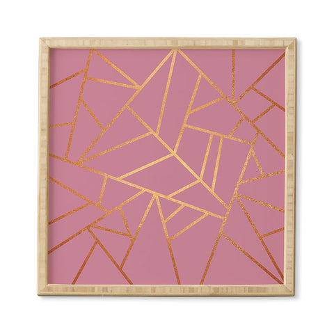 Elisabeth Fredriksson Copper and Pink Framed Wall Art