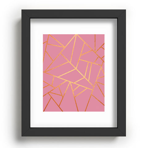 Elisabeth Fredriksson Copper and Pink Recessed Framing Rectangle