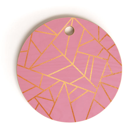 Elisabeth Fredriksson Copper and Pink Cutting Board Round