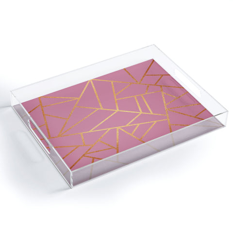 Elisabeth Fredriksson Copper and Pink Acrylic Tray