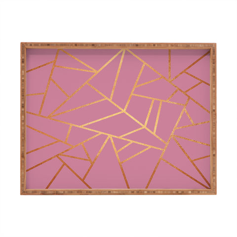 Elisabeth Fredriksson Copper and Pink Rectangular Tray