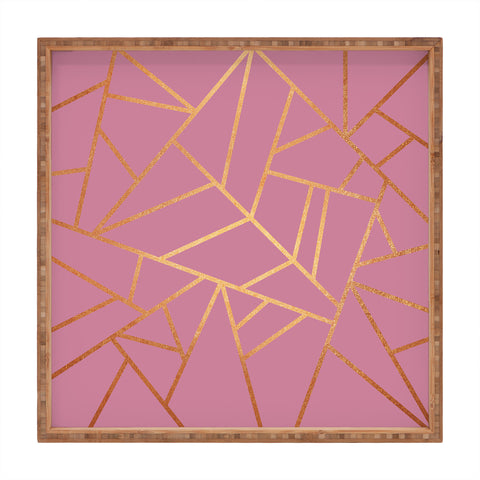 Elisabeth Fredriksson Copper and Pink Square Tray