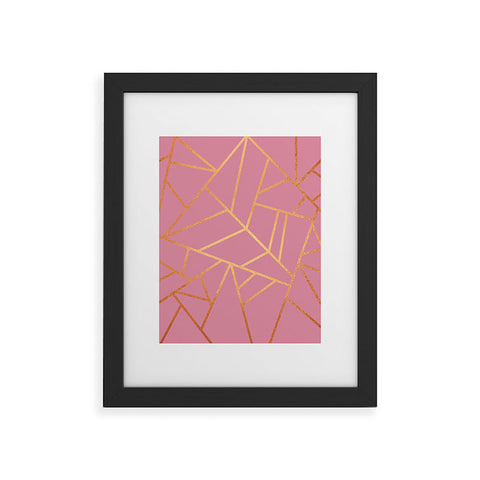Elisabeth Fredriksson Copper and Pink Framed Art Print