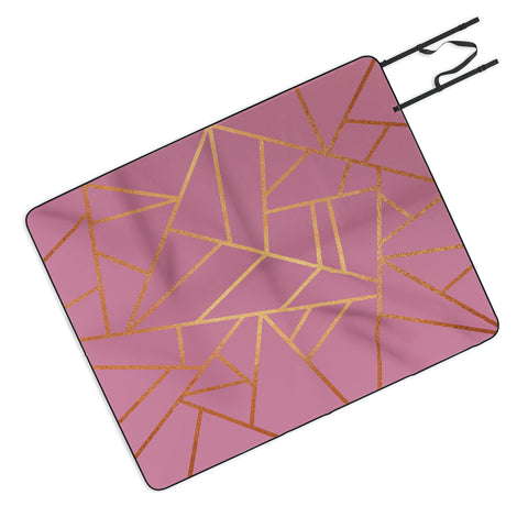 Elisabeth Fredriksson Copper and Pink Picnic Blanket
