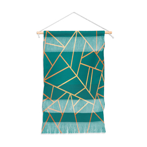 Elisabeth Fredriksson Copper and Teal Wall Hanging Portrait