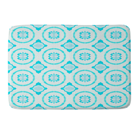 Elisabeth Fredriksson Crystal Flowers Memory Foam Bath Mat