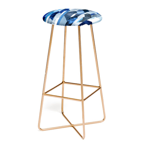 Elisabeth Fredriksson Crystallized Blue Bar Stool