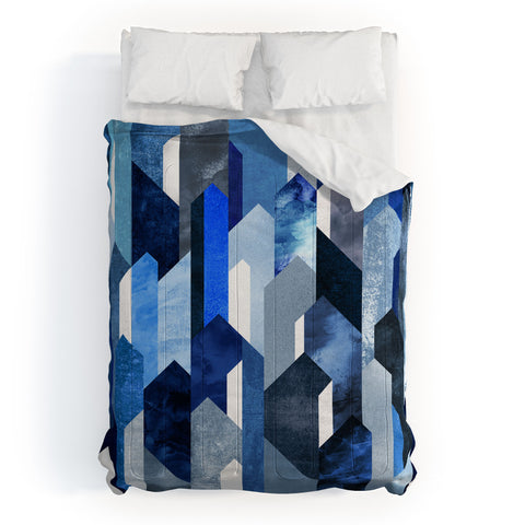Elisabeth Fredriksson Crystallized Blue Comforter