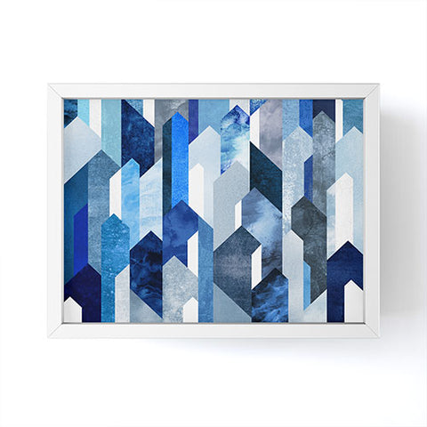 Elisabeth Fredriksson Crystallized Blue Framed Mini Art Print