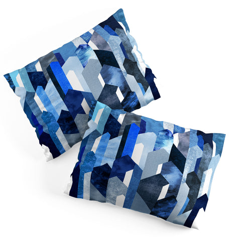 Elisabeth Fredriksson Crystallized Blue Pillow Shams