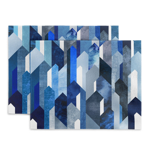 Elisabeth Fredriksson Crystallized Blue Placemat