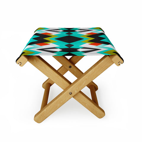 Elisabeth Fredriksson Distant Planet Pattern Folding Stool