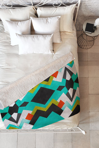 Elisabeth Fredriksson Distant Planet Pattern Fleece Throw Blanket