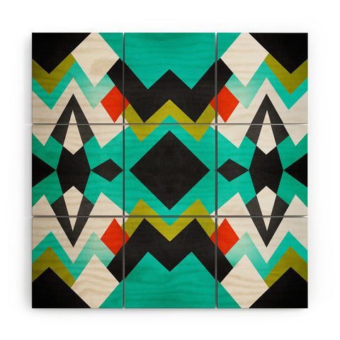 Elisabeth Fredriksson Distant Planet Pattern Wood Wall Mural