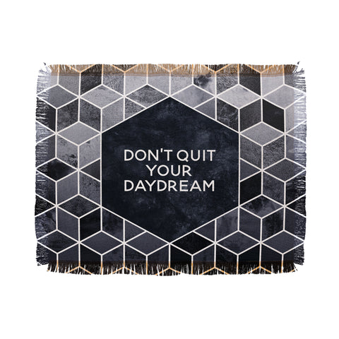 Elisabeth Fredriksson Dont Quit Your Daydream Throw Blanket