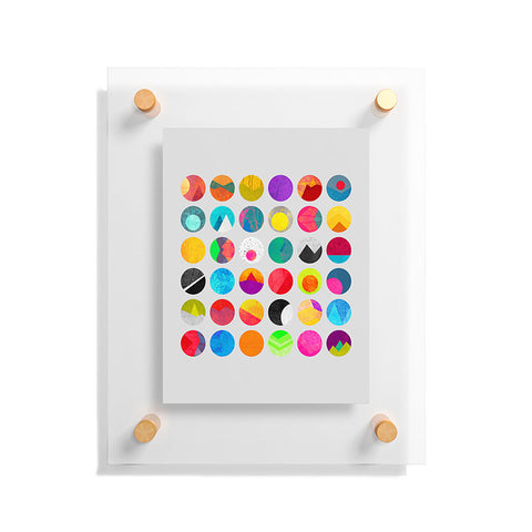 Elisabeth Fredriksson Dots 1 Floating Acrylic Print