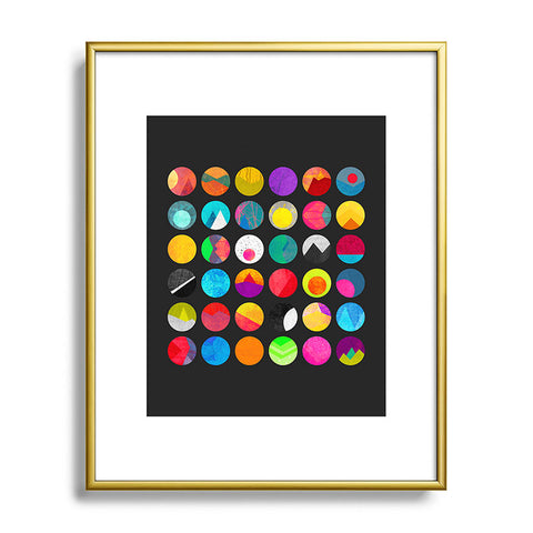 Elisabeth Fredriksson Dots 2 Metal Framed Art Print