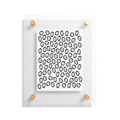 Elisabeth Fredriksson Dragon Fruit Dots 1 Floating Acrylic Print