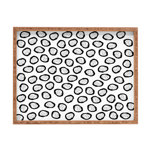 Elisabeth Fredriksson Dragon Fruit Dots 1 Rectangular Tray
