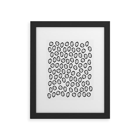 Elisabeth Fredriksson Dragon Fruit Dots 1 Framed Art Print