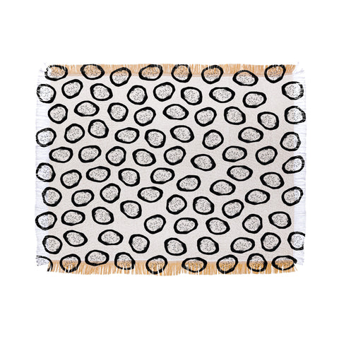 Elisabeth Fredriksson Dragon Fruit Dots 1 Throw Blanket