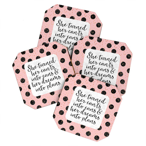 Elisabeth Fredriksson Dreams Into Plans Coaster Set