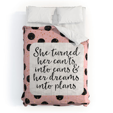 Elisabeth Fredriksson Dreams Into Plans Comforter