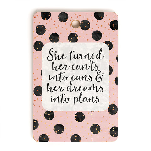 Elisabeth Fredriksson Dreams Into Plans Cutting Board Rectangle