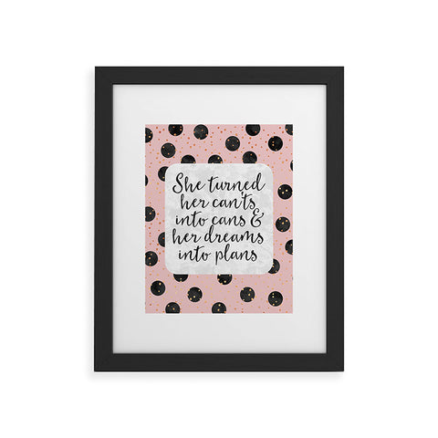 Elisabeth Fredriksson Dreams Into Plans Framed Art Print
