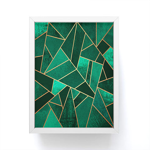 Elisabeth Fredriksson Emerald And Copper Framed Mini Art Print