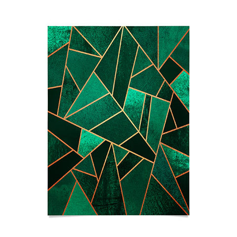 Elisabeth Fredriksson Emerald And Copper Poster