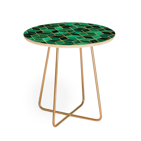 Elisabeth Fredriksson Emerald Cubes Round Side Table