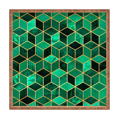 Elisabeth Fredriksson Emerald Cubes Square Tray