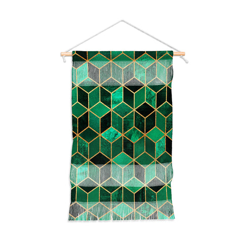 Elisabeth Fredriksson Emerald Cubes Wall Hanging Portrait