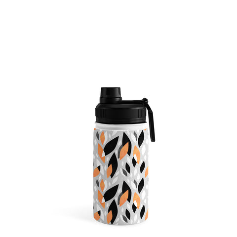 Elisabeth Fredriksson Falling Orange Leaves Water Bottle