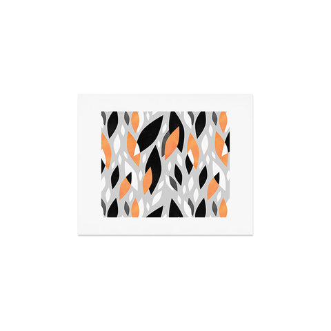 Elisabeth Fredriksson Falling Orange Leaves Art Print
