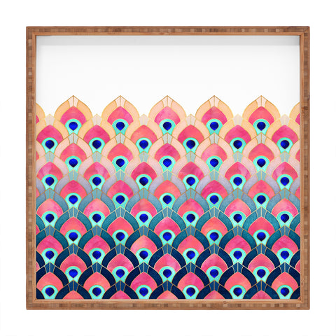 Elisabeth Fredriksson Feathered 1 Square Tray