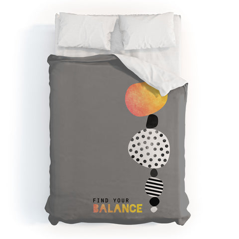 Elisabeth Fredriksson Find Your Balance Duvet Cover