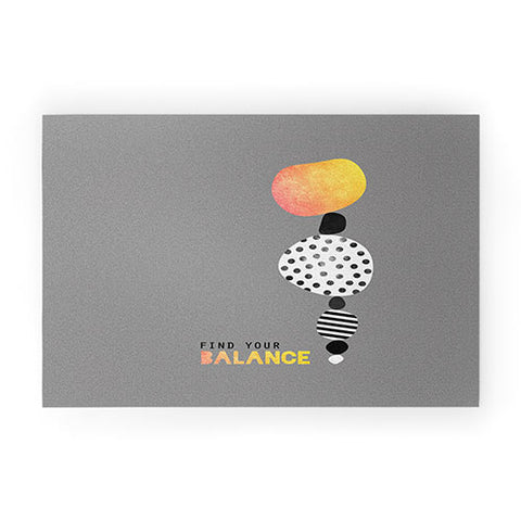 Elisabeth Fredriksson Find Your Balance Welcome Mat