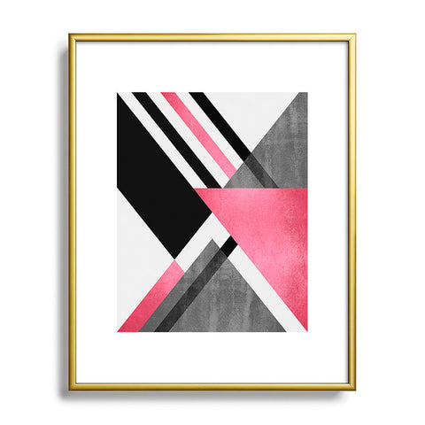Elisabeth Fredriksson Foldings Metal Framed Art Print