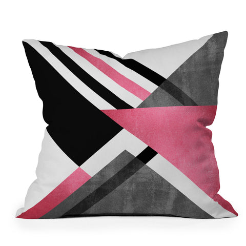 Elisabeth Fredriksson Foldings Throw Pillow