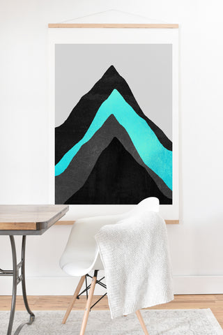 Elisabeth Fredriksson Four Mountains Art Print And Hanger