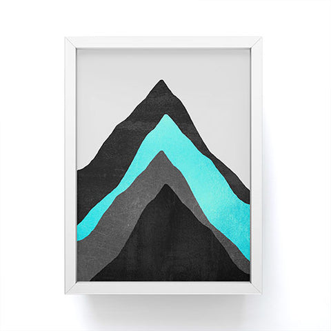 Elisabeth Fredriksson Four Mountains Framed Mini Art Print