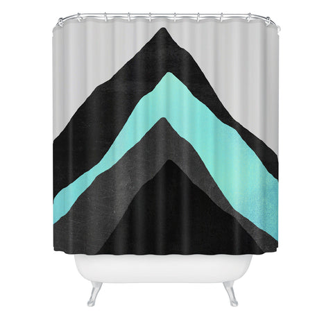 Elisabeth Fredriksson Four Mountains Shower Curtain